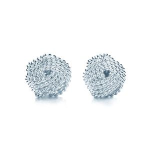 Tiffany & Co. Twist Knot Sterling Silver Earrings